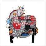 Two Stroke Single Cylinder Petrol Engine